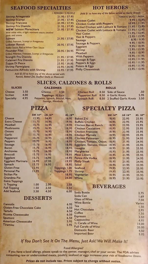 La Villetta Pizza & Pasta - Jefferson Valley